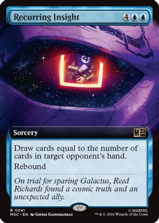 Recurring Insight (Extended Art) (MSC-341) - rare