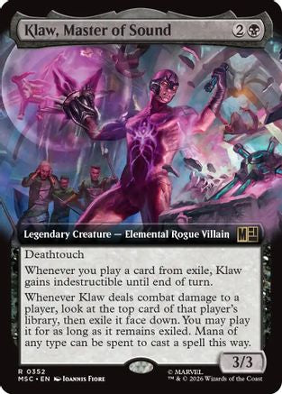 Klaw, Master of Sound (Extended Art) (MSC-352) - rare