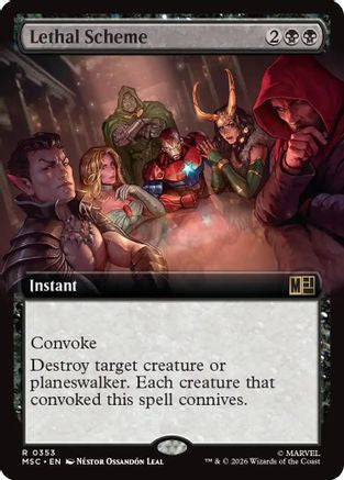 Lethal Scheme (Extended Art) (MSC-353) - rare - Foil