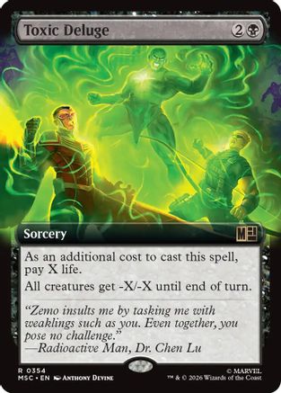Toxic Deluge (Borderless) (MSC-354) - rare - Foil