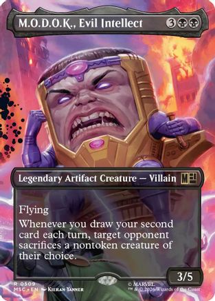 M.O.D.O.K., Evil Intellect (Borderless) (MSC-509) - rare - Foil