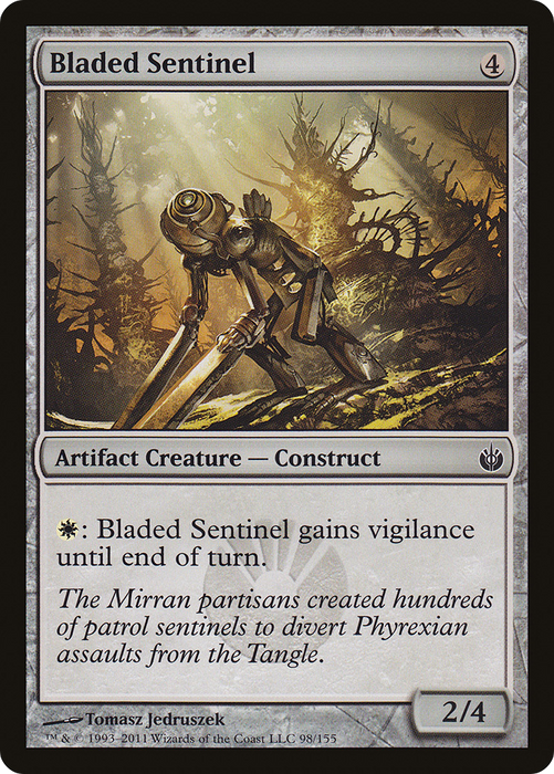 Bladed Sentinel (MBS-098) - common