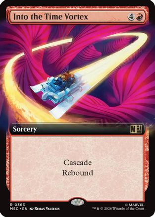 Into the Time Vortex (Extended Art) (MSC-363) - rare - Foil