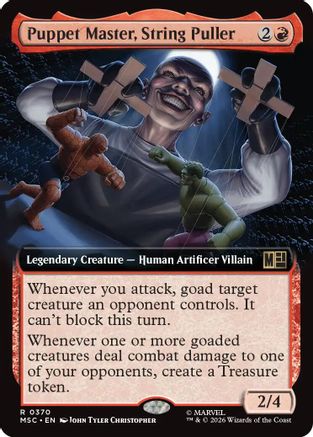 Puppet Master, String Puller (Extended Art) (MSC-370) - rare - Foil