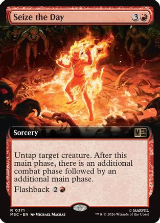 Seize the Day (Extended Art) (MSC-371) - rare - Foil