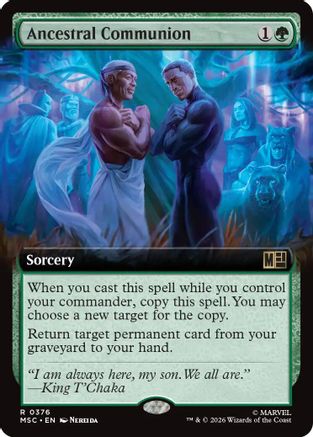 Ancestral Communion (Extended Art) (MSC-376) - rare