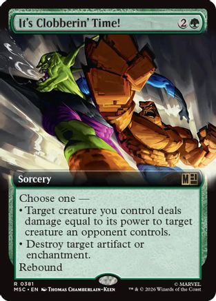 It's Clobberin' Time! (Extended Art) (MSC-381) - rare