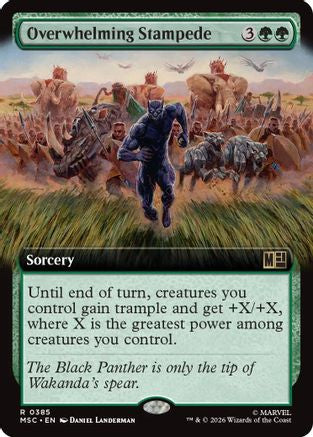 Overwhelming Stampede (Extended Art) (MSC-385) - rare
