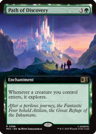 Path of Discovery (Extended Art) (MSC-386) - rare - Foil