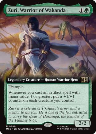 Zuri, Warrior of Wakanda (Extended Art) (MSC-389) - rare