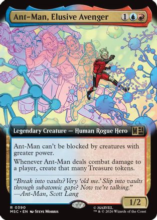 Ant-Man, Elusive Avenger (Extended Art) (MSC-390) - rare