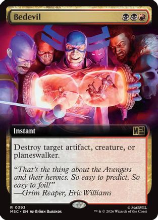 Bedevil (Extended Art) (MSC-393) - rare - Foil