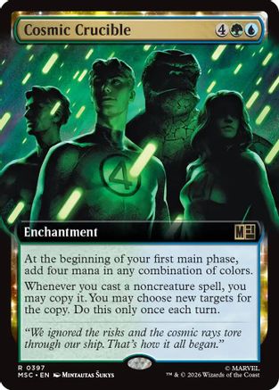 Cosmic Crucible (Extended Art) (MSC-397) - rare - Foil