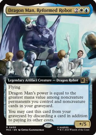 Dragon Man, Reformed Robot (Extended Art) (MSC-400) - rare - Foil
