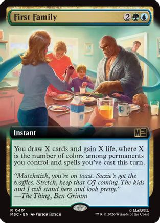 First Family (Extended Art) (MSC-401) - rare
