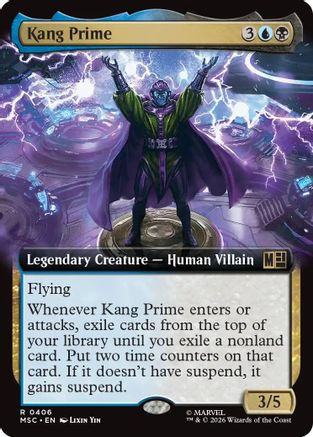 Kang Prime (Extended Art) (MSC-406) - rare - Foil