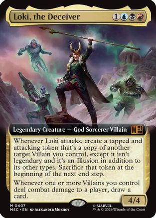 Loki, the Deceiver (Extended Art) (MSC-407) - mythic - Foil