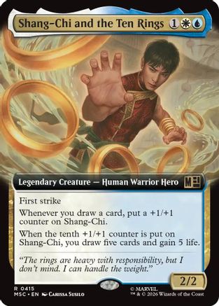 Shang-Chi and the Ten Rings (Extended Art) (MSC-415) - rare - Foil