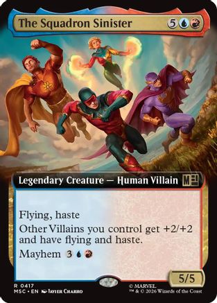 The Squadron Sinister (Extended Art) (MSC-417) - rare - Foil