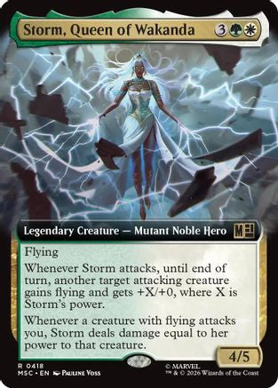 Storm, Queen of Wakanda (Extended Art) (MSC-418) - rare