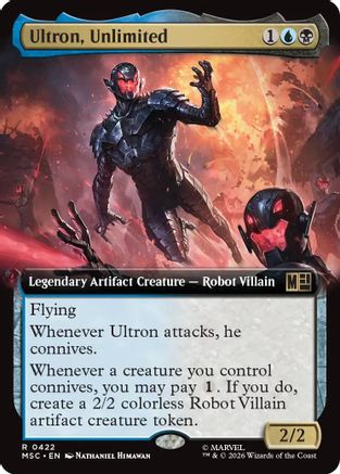 Ultron, Unlimited (Extended Art) (MSC-422) - rare - Foil