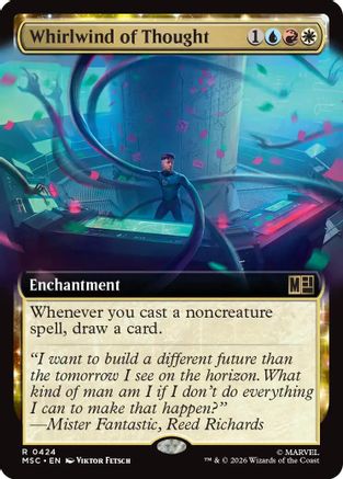 Whirlwind of Thought (Extended Art) (MSC-424) - rare - Foil
