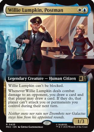 Willie Lumpkin, Postman (Extended Art) (MSC-425) - rare