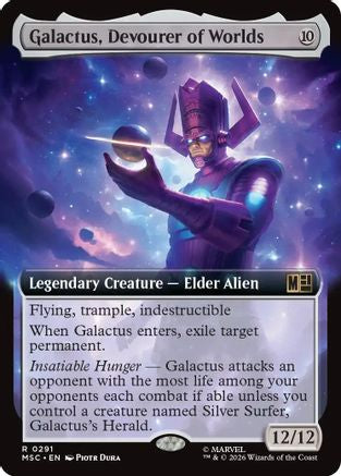 Galactus, Devourer of Worlds (Extended Art) (MSC-291) - rare