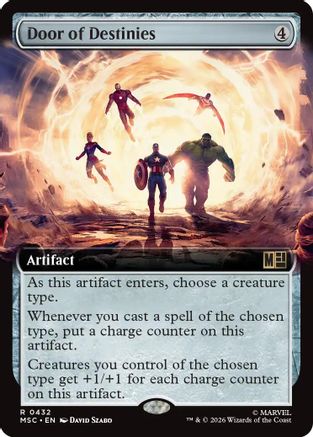 Door of Destinies (Extended Art) (MSC-432) - rare - Foil