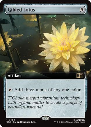Gilded Lotus (Extended Art) (MSC-434) - rare