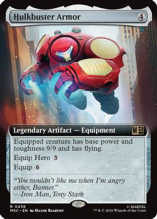 Hulkbuster Armor (Extended Art) (MSC-438) - rare