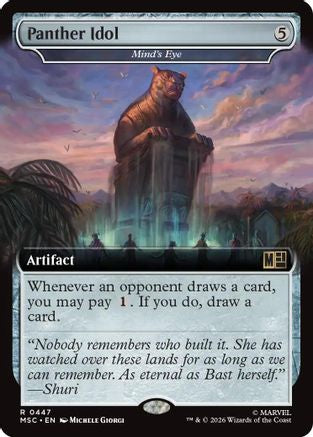 Panther Idol - Mind's Eye (Extended Art) (MSC-447) - rare - Foil