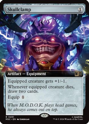 Skullclamp (Extended Art) (MSC-451) - rare - Foil
