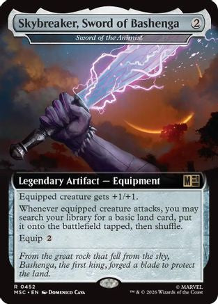 Skybreaker, Sword of Bashenga - Sword of the Animist (Extended Art) (MSC-452) - rare - Foil