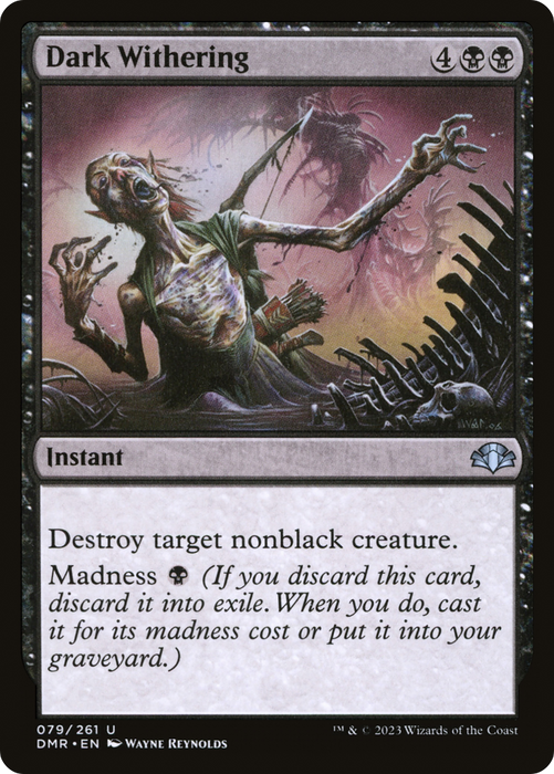Dark Withering (DMR-079) - uncommon - Foil