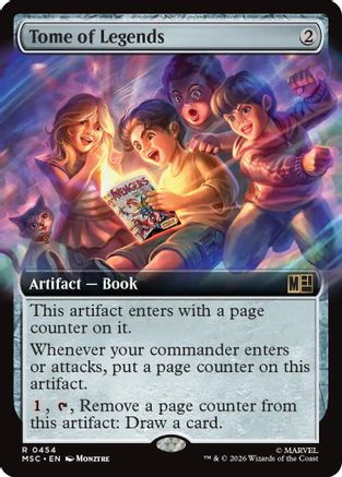 Tome of Legends (Extended Art) (MSC-454) - rare - Foil