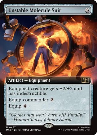 Unstable Molecule Suit (Extended Art) (MSC-457) - rare - Foil