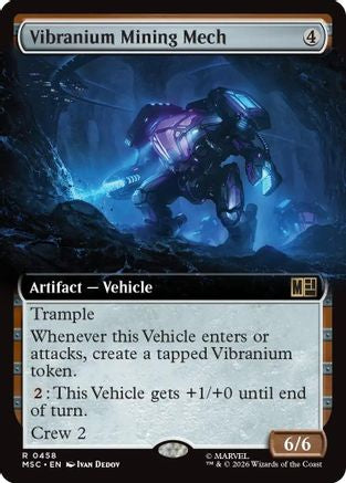 Vibranium Mining Mech (Extended Art) (MSC-458) - rare