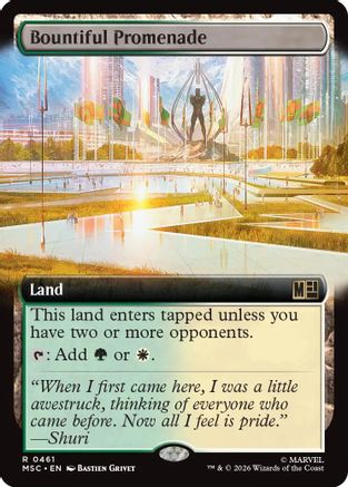 Bountiful Promenade (Extended Art) (MSC-461) - rare