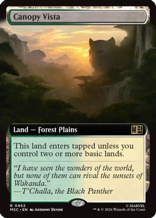 Canopy Vista (Extended Art) (MSC-462) - rare