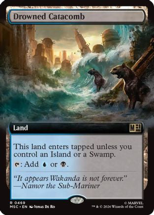 Drowned Catacomb (Extended Art) (MSC-469) - rare - Foil