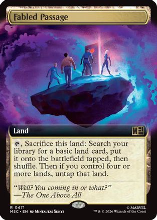 Fabled Passage (Extended Art) (MSC-471) - rare