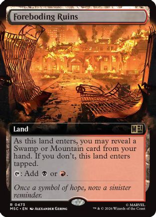 Foreboding Ruins (Extended Art) (MSC-473) - rare