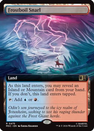 Frostboil Snarl (Extended Art) (MSC-475) - rare