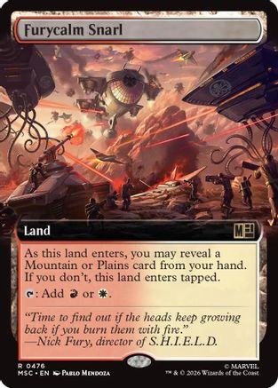 Furycalm Snarl (Extended Art) (MSC-476) - rare