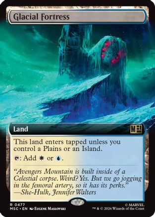 Glacial Fortress (Extended Art) (MSC-477) - rare - Foil