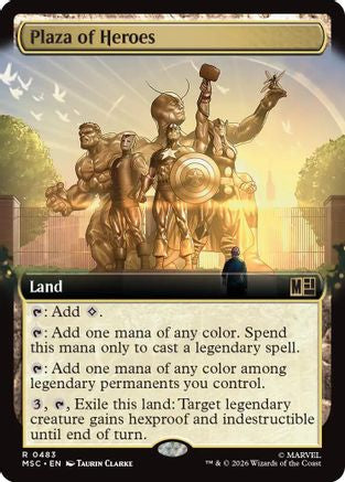 Plaza of Heroes (Extended Art) (MSC-483) - rare