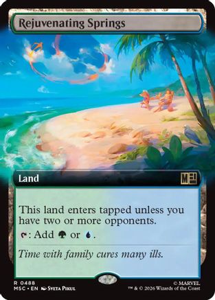 Rejuvenating Springs (Extended Art) (MSC-488) - rare - Foil