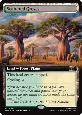 Scattered Groves (Extended Art) (MSC-490) - rare