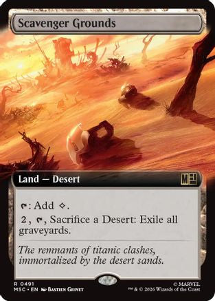 Scavenger Grounds (Extended Art) (MSC-491) - rare - Foil